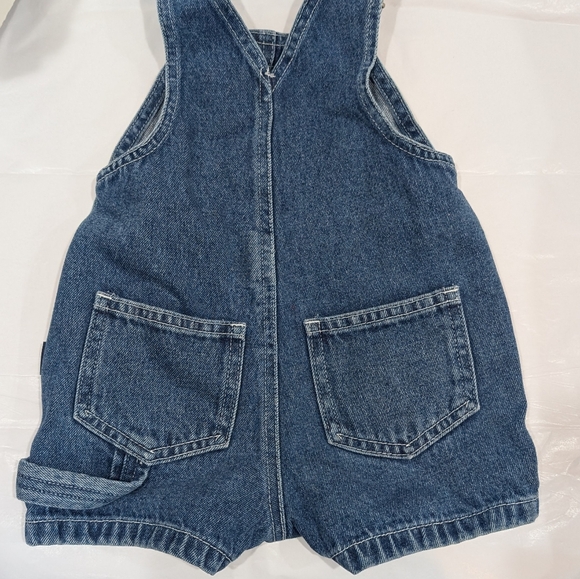 Carter's Denim Overalls with Bulldozer Applique, 6-9 mos. - Picture 4 of 6